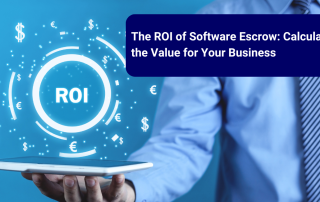 Man thinking about the ROI of Software Escrow